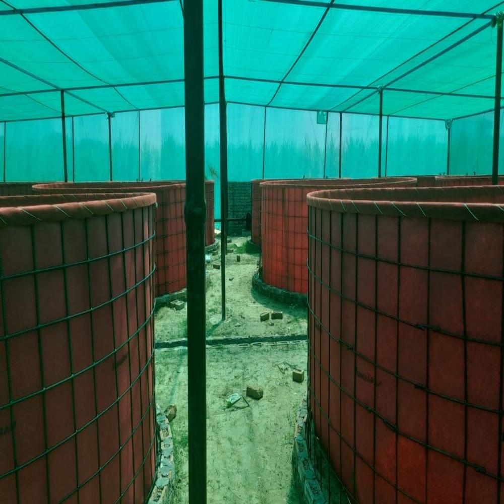 Biofloc Fish Farming Tank 9 diameter 1050 GSM ( 50626 liter )