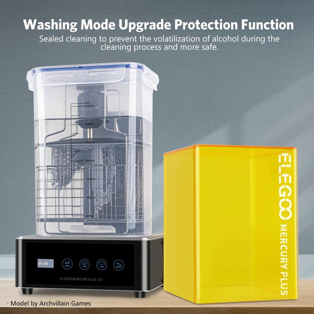ELEGOO Mercury Plus 2 in 1 Washing and Curing Station