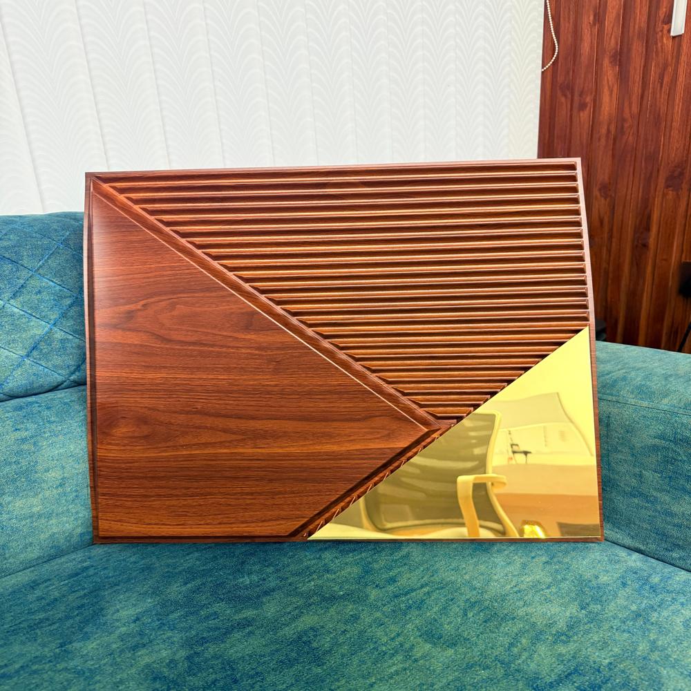 3D Pvc Wall Sticker - Color: Brown