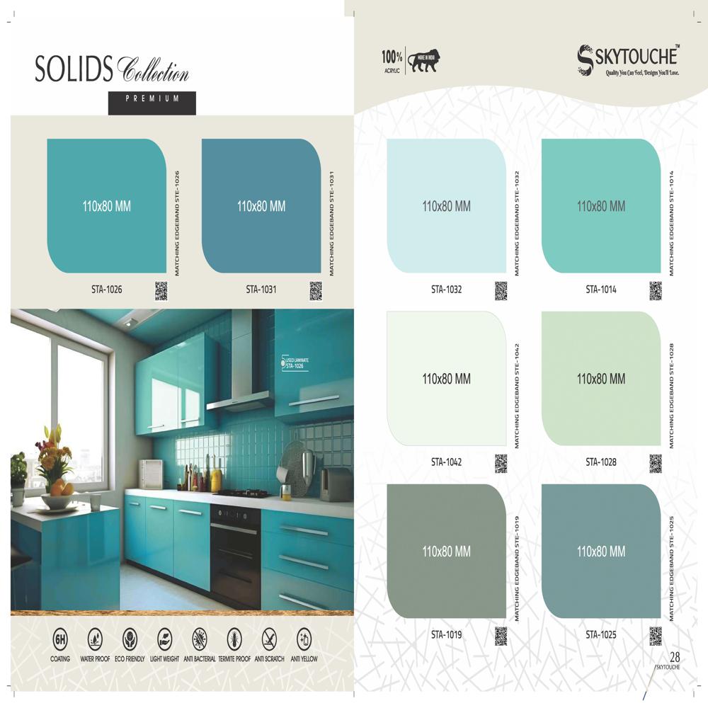 Acrylic High Gloss Laminates - Color: Any Color