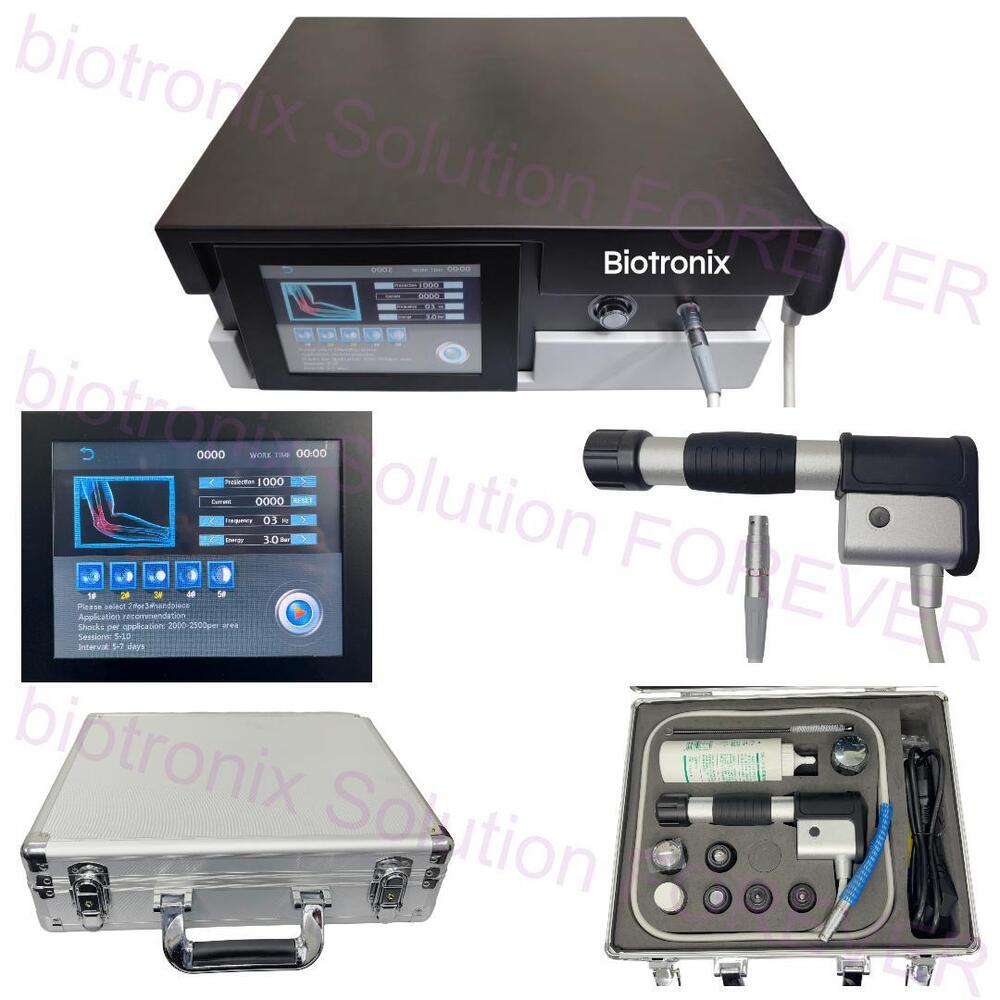 7 Head Pneumatic Radial Shockwave Therapy System-10 Modes for Pain Relief & Rehab