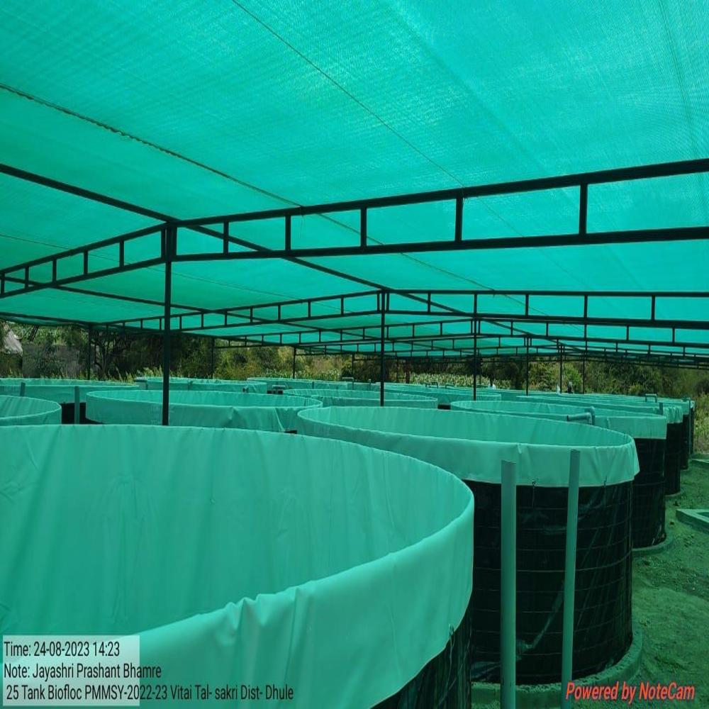 Biofloc Fish Farming Tank 10 diameter 950 GSM ( 62501 lier) 