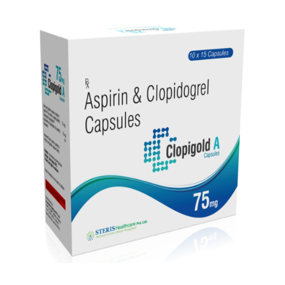 Aspirin & Clopidogrel 75Mg - Drug Type: General Medicines