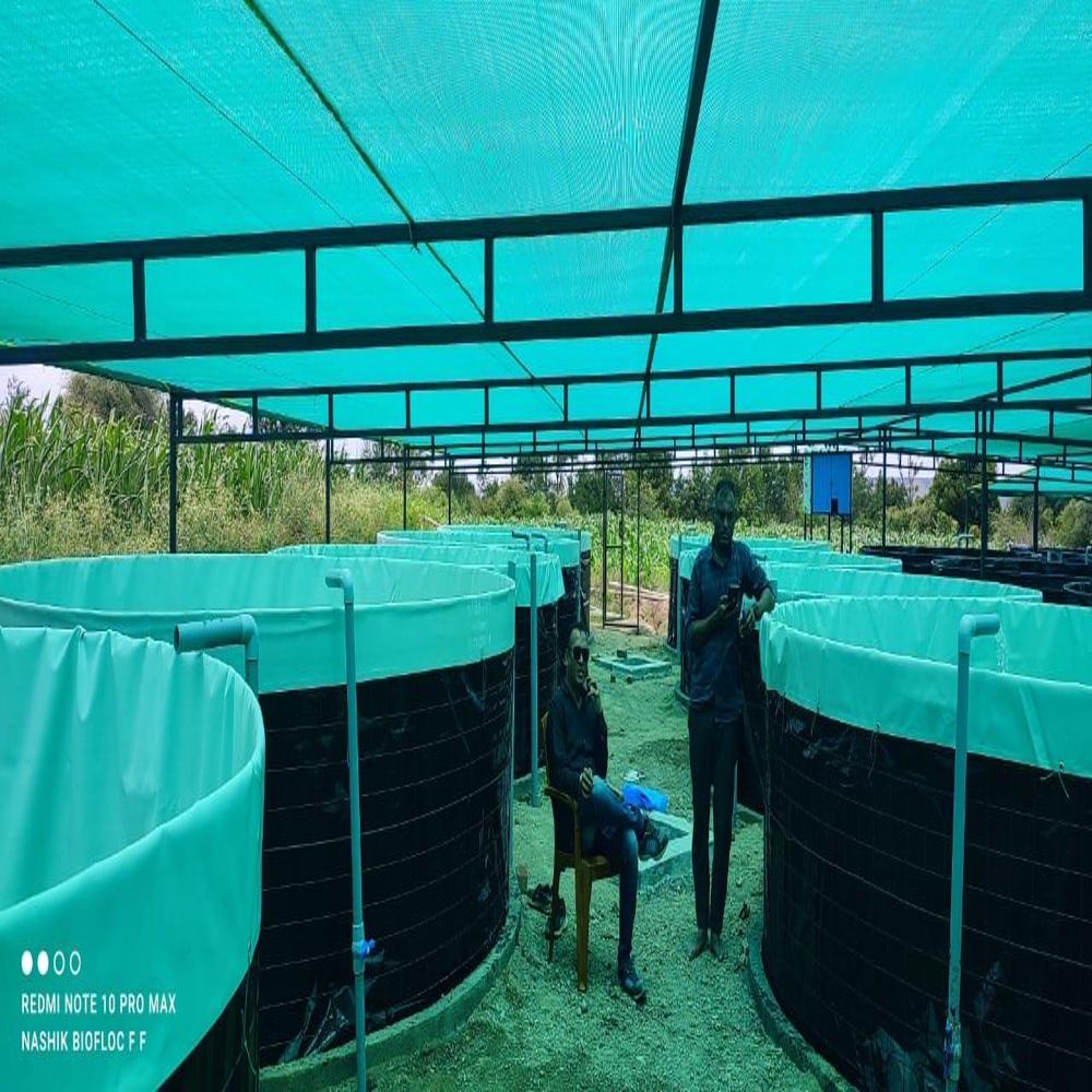 Biofloc Fish Farming Tank 10 diameter 1150 GSM ( 62501 liter )