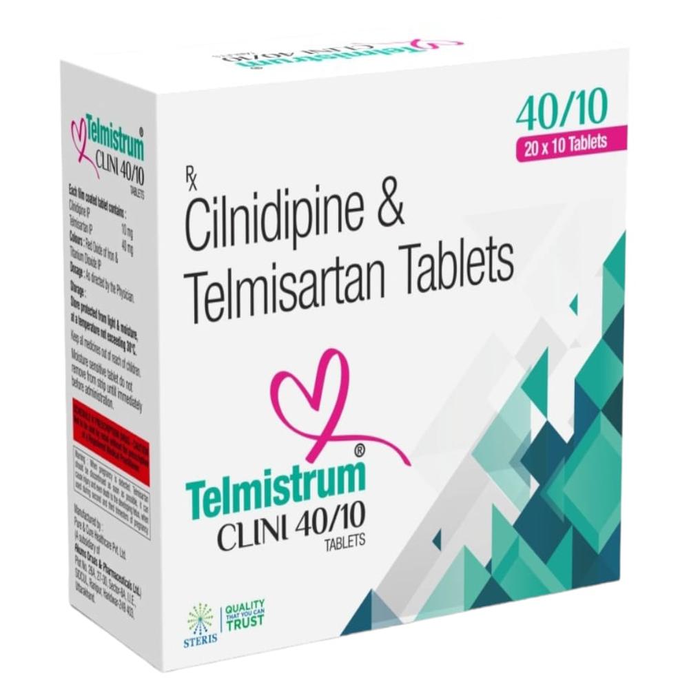Cilnidipine 10mg & Telmisartan 40mg - Drug Type: General Medicines