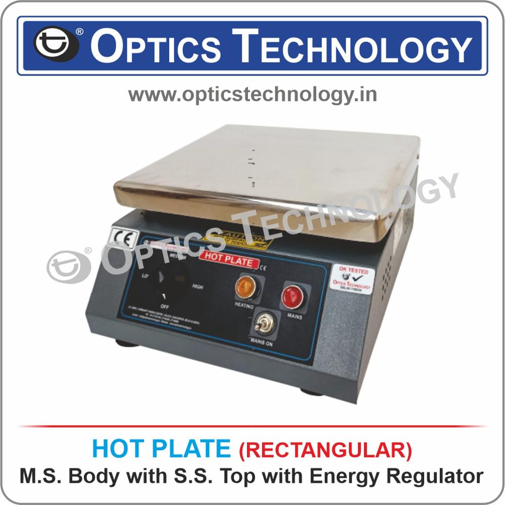 Hot Plate (Rectangular) (Ss Body With Ss Top With Pid Controller) - Accuracy: 99.9  %
