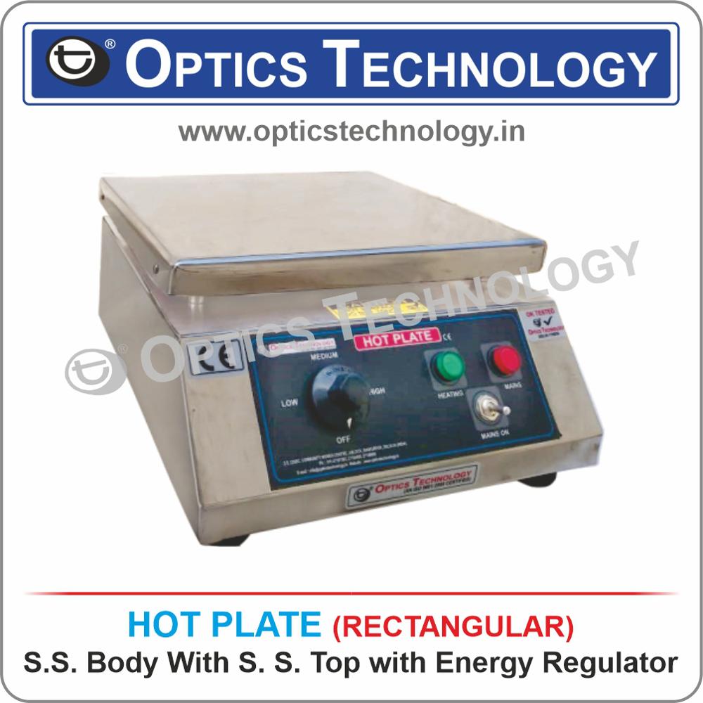 Hot Plate (Rectangular) (Ss Body With Ss Top With Pid Controller) - Accuracy: 99.9  %