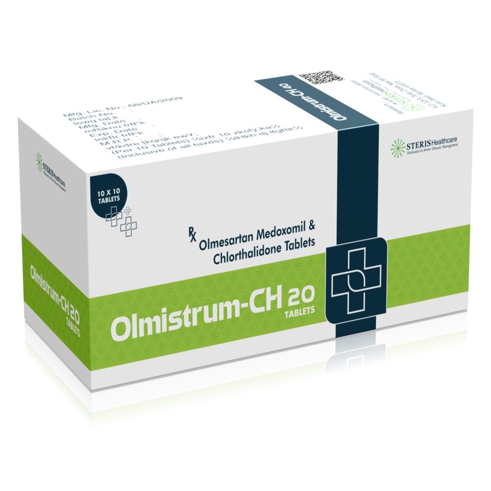 Olmesartan (20mg), Chlorthalidone (12.5mg)