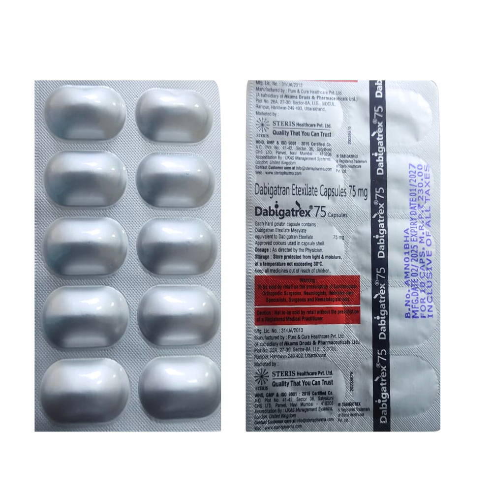 Dabigatran Etexilate (75mg)