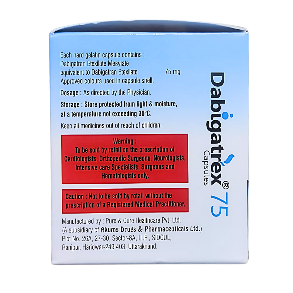 Dabigatran Etexilate (75mg)