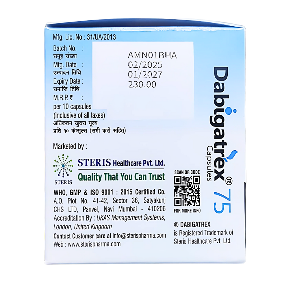 Dabigatran Etexilate (75mg)