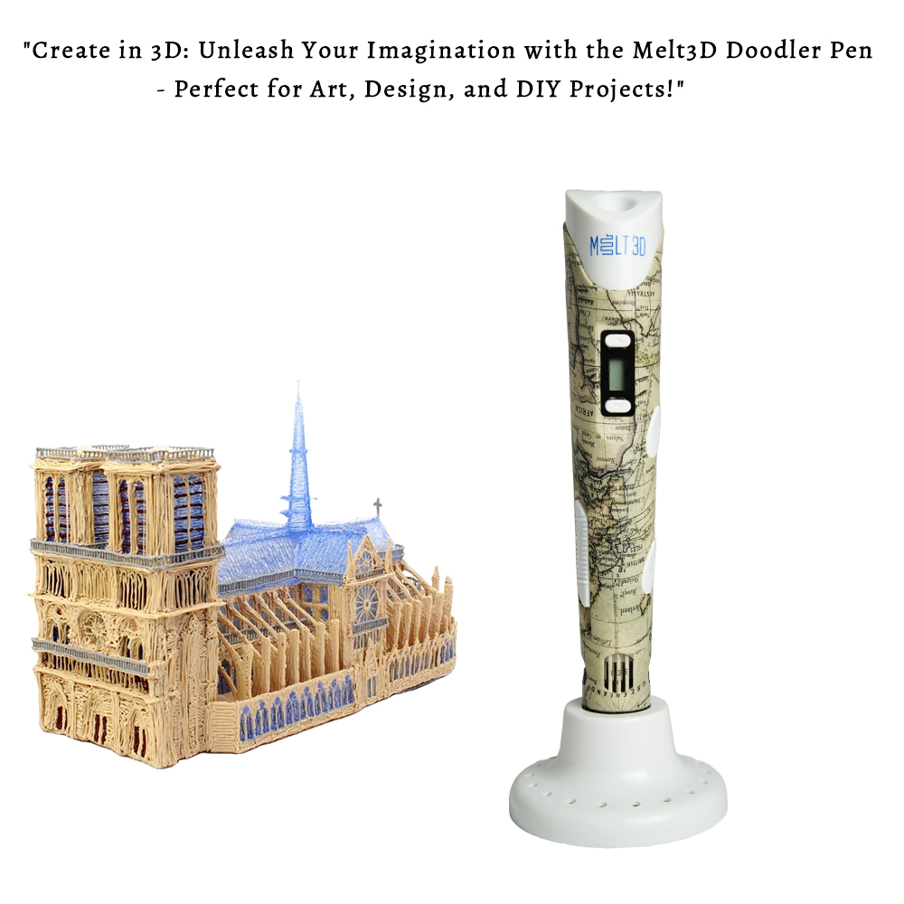 Melt3D The Doodler Smart 3D Drawing Pen for Kids and Adults Crafting Art and DIY Fun