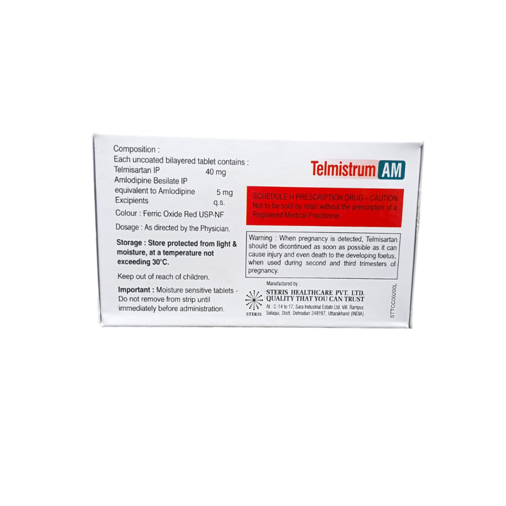 Telmisartan 40mg + Amlodipine 5mg