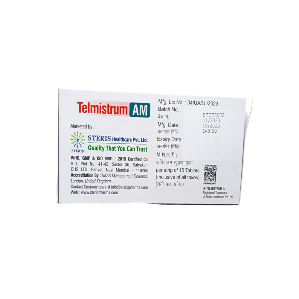 Telmisartan 40mg + Amlodipine 5mg
