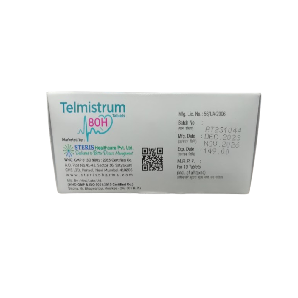 Telmisartan (80mg)+ HCTZ 12.5 mg