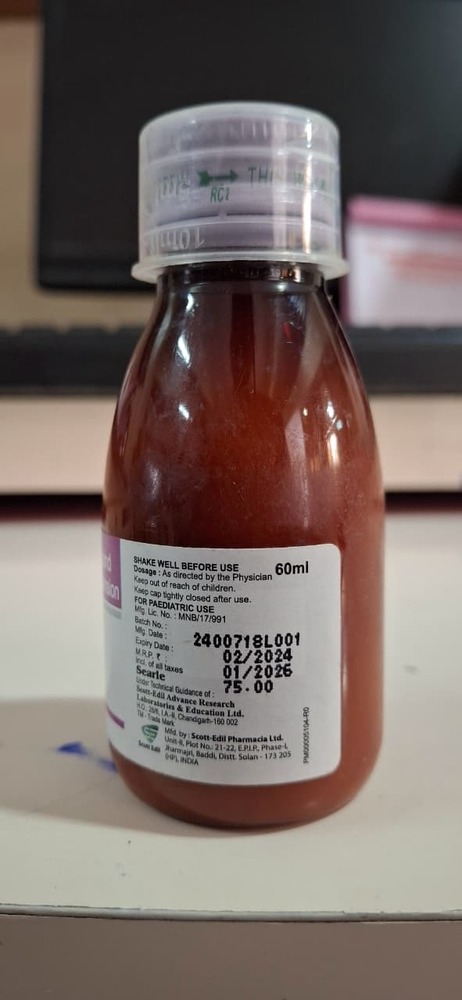 MEFENAMIC ACID + PARACETAMOL SUSPENSION 60 ML