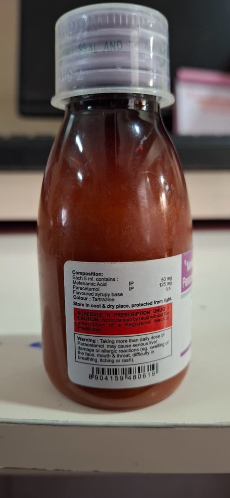 MEFENAMIC ACID + PARACETAMOL SUSPENSION 60 ML