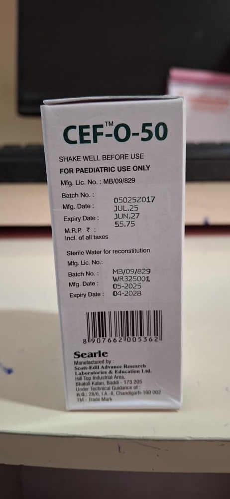 CEFIXIME ORAL SUSPENSION 50 MG SYRUP 30 ML