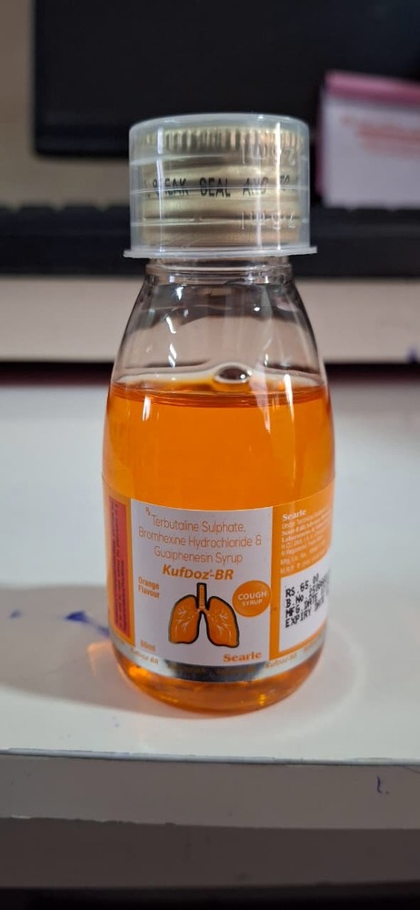 TERBUTALINE SULPHATE+ BROMOHEXINE HCL + GUAIPHENESIN SYRUP 60 ML