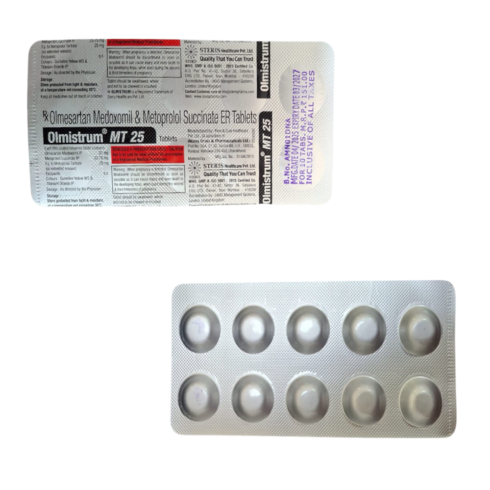 olmesartan medoxomil and metoprolol succinate