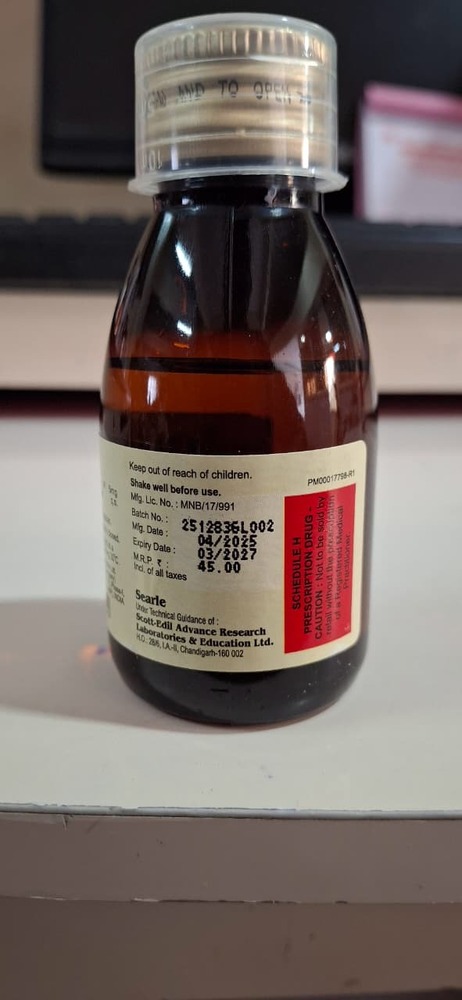 Cetrizine Syrup 60 Ml - Drug Type: General Medicines