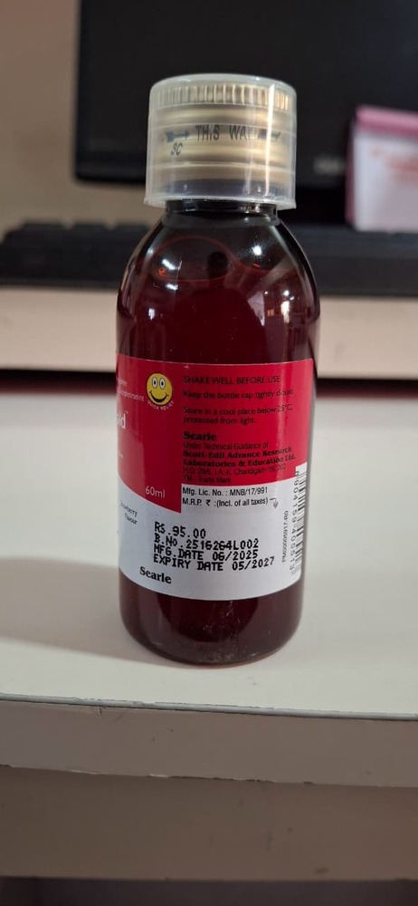 PHENYLEPHRINE HCL + CHLORPHENIRAMINE MALEATE +PARACETAMOL SUSPENSION 60 ML