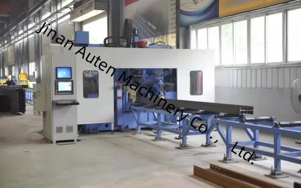 5-30 Mm Hole Diameter 3D CNC H-Beam Drilling Milling And Sawing Machine 11KW Motor Power