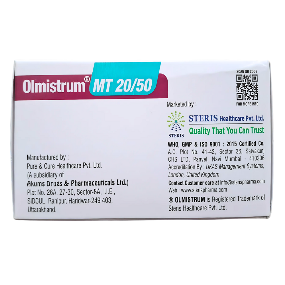 olmesartan and metoprolol