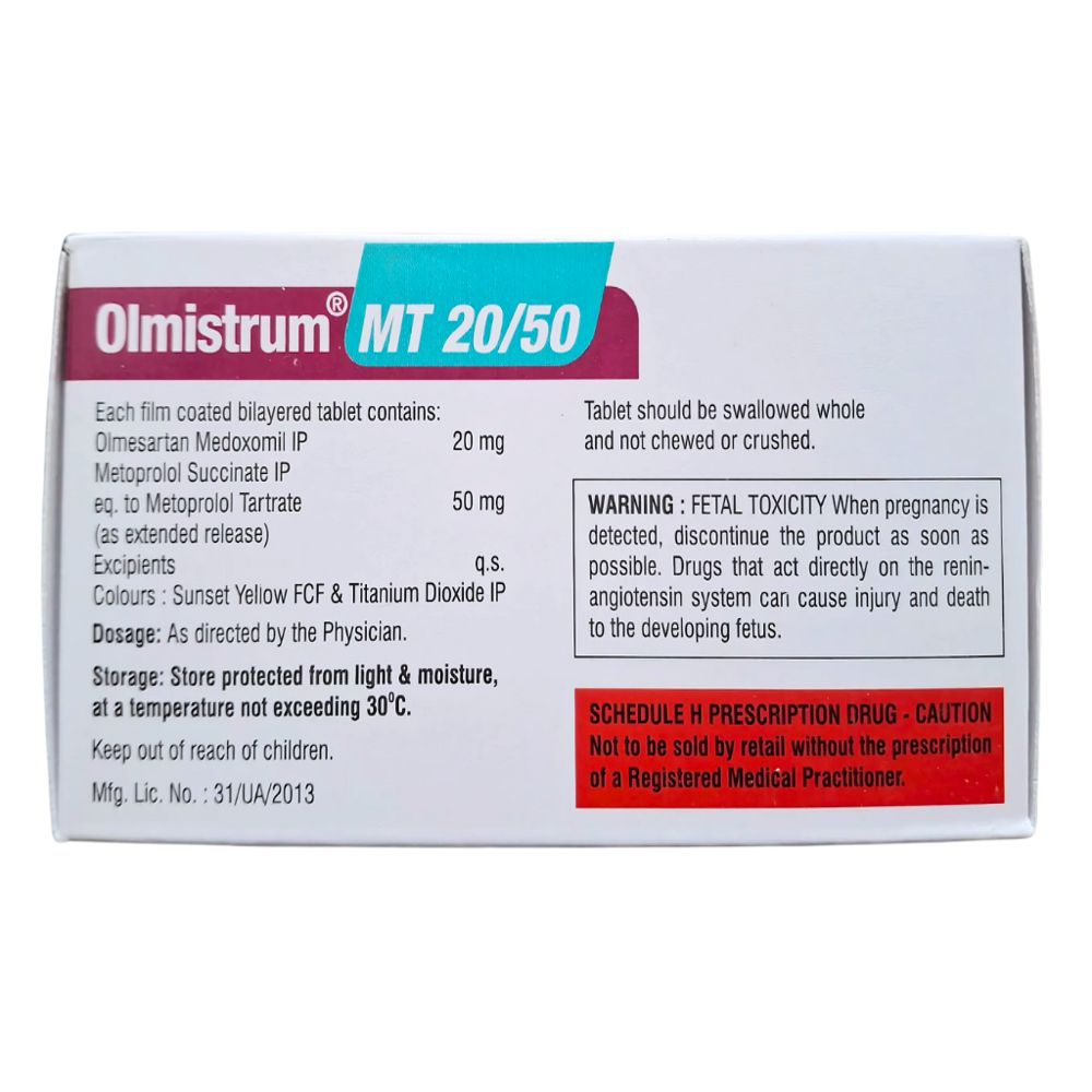 olmesartan and metoprolol