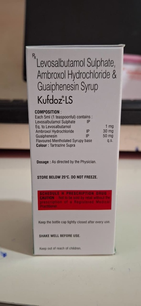 LEVOSALBUTAMOL SULPHATE + AMBROXOL HCL + GUAIPHENESIN SYRUP 100 ML (MONO)