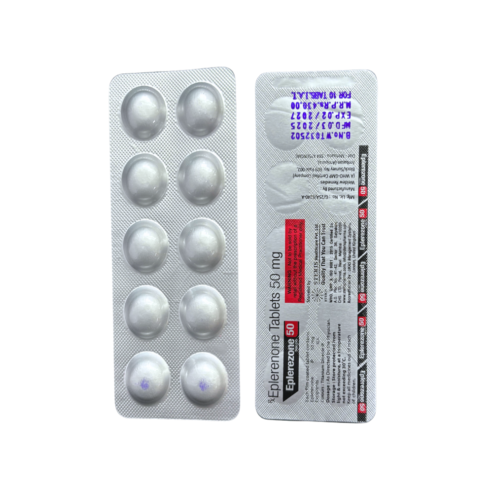 Eplerenone (50mg) - Drug Type: General Medicines