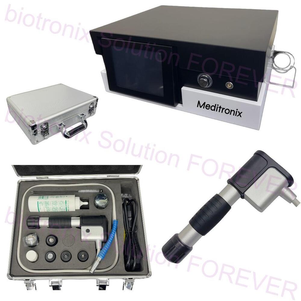 Radial Pneumatic ESWT Device-Adjustable Frequency 1-22Hz, 0.5-12 Bar Intensity