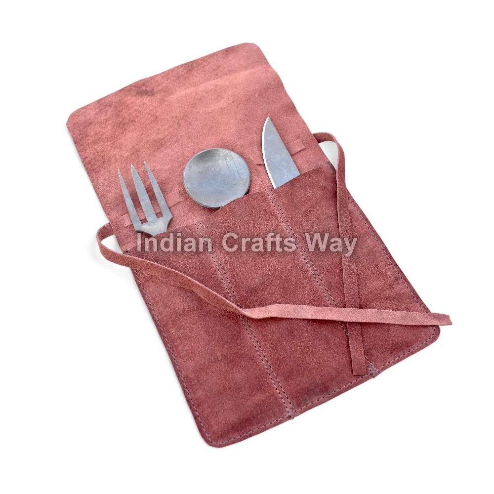 Hand Crafted Suede Leather Pouch