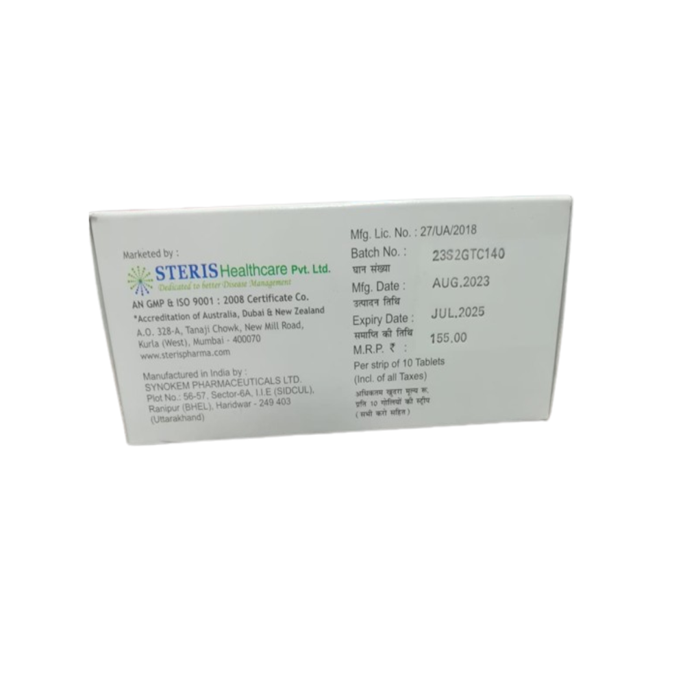 Olmesartan (40mg), Cilnidipine (10mg), Chlorthalidone (12.5mg)