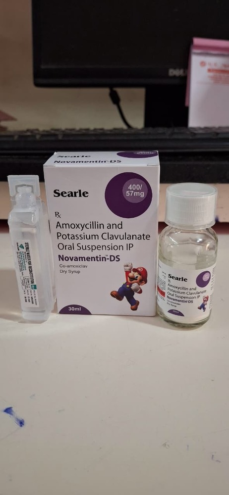 AMOXYCILLIN + POTASSIUM CLAVULANATE ORAL SUSPENSION 457 MG