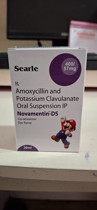 AMOXYCILLIN + POTASSIUM CLAVULANATE ORAL SUSPENSION 457 MG