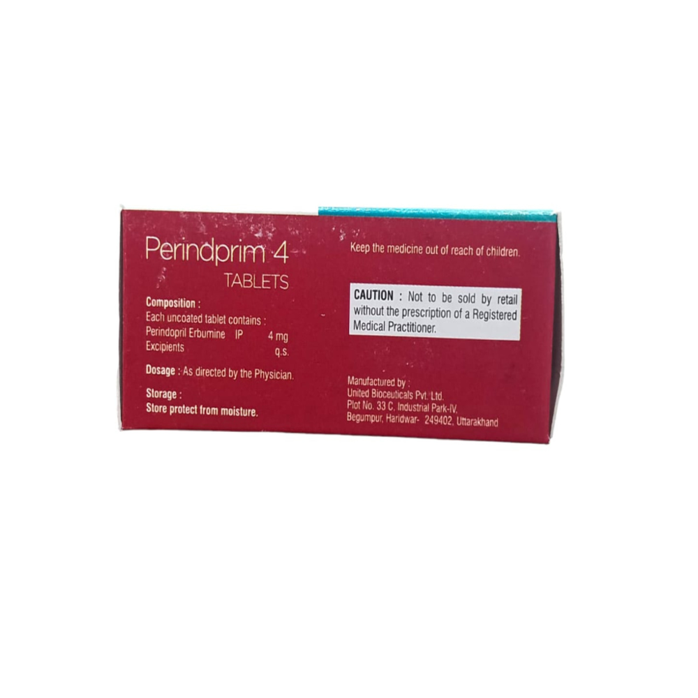 Perindopril Erbumine BP(4mg)