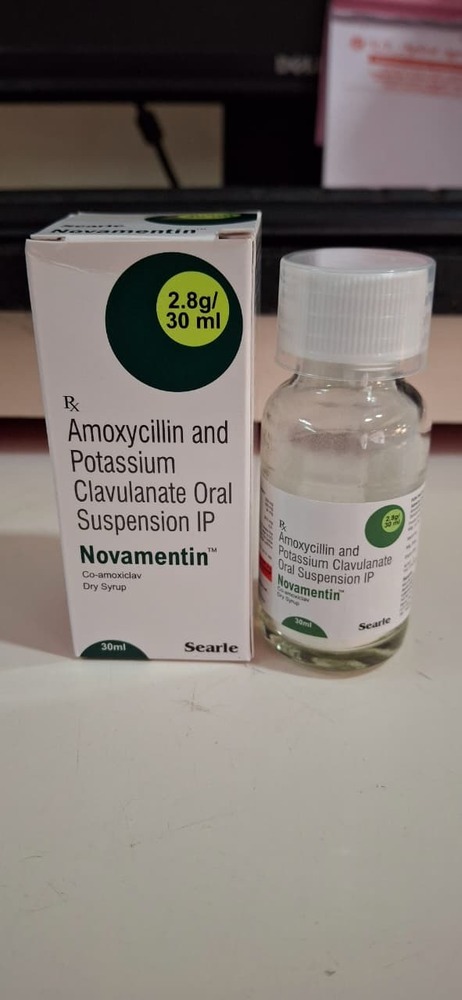 AMOXYCILLIN + POTASSIUM CLAVULANATE ORAL SUSPENSION 228.5 MG DRY SYRUP