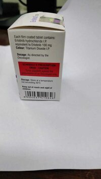 Erlotinib tablets 100 mg