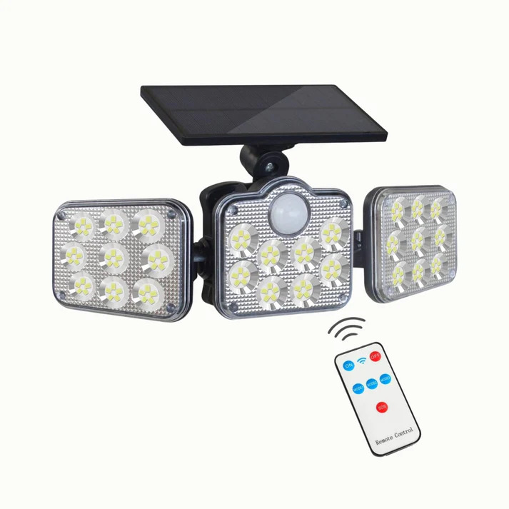 3 Head Adjustable Solar Security Light - Application: Commercial