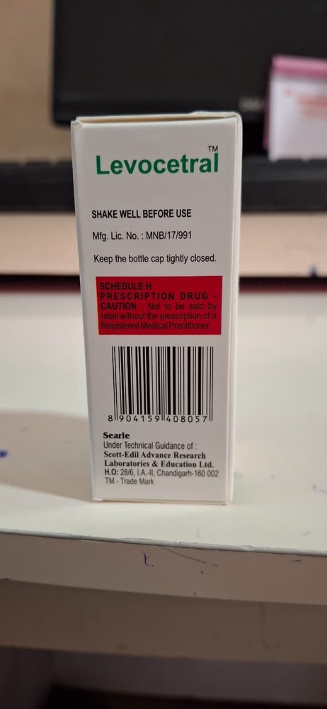 Levocetrizine Syrup 30 Ml - Drug Type: General Medicines