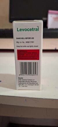 LEVOCETRIZINE SYRUP 30 ML