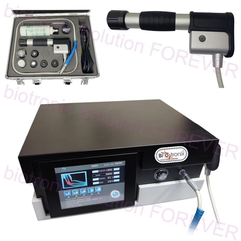 Professional Clinical Shockwave Therapy Machine-7 Applicator Heads, 10 Treatment Modes