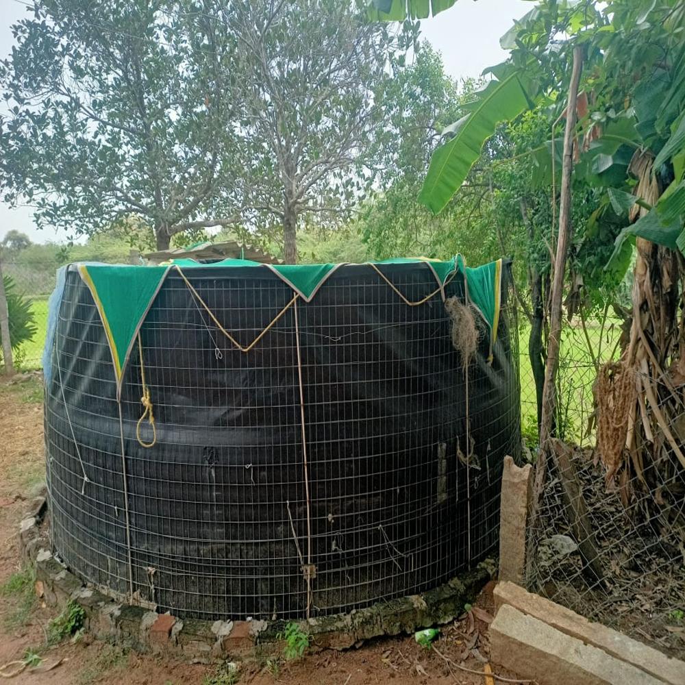 Biofioc Fish Farming Tank 11 Diameter 1150 Gsm ( 75627 Liter) - Color: Green