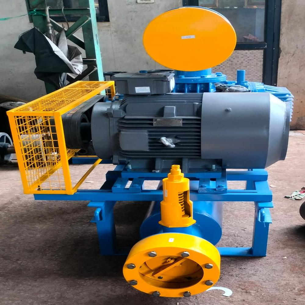 Fly Ash Bulker Unloading System - Color: Bule