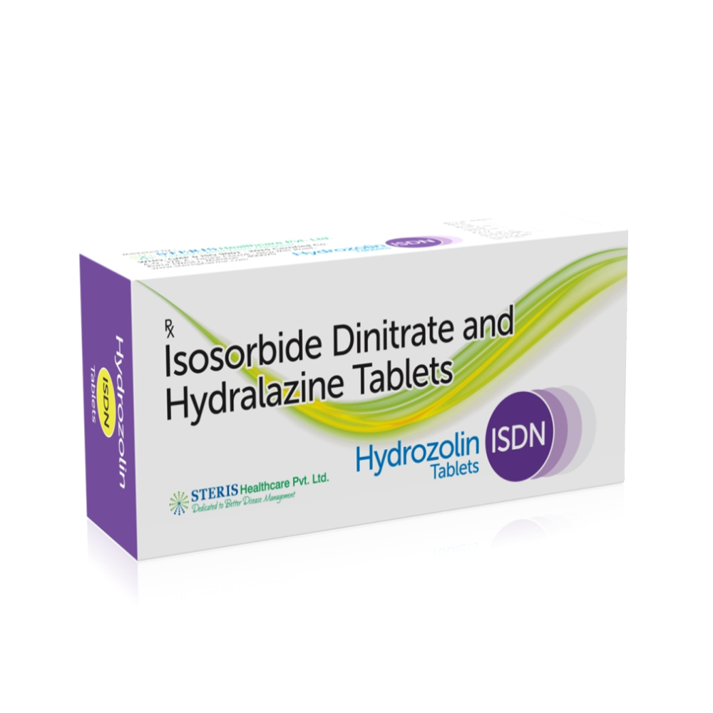 Isosorbide Dinitrate (20mg), Hydralazine (37.5mg)