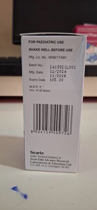 MEFENAMIC ACID + PARACETAMOL SUSPENSION SYRUP 60 ML