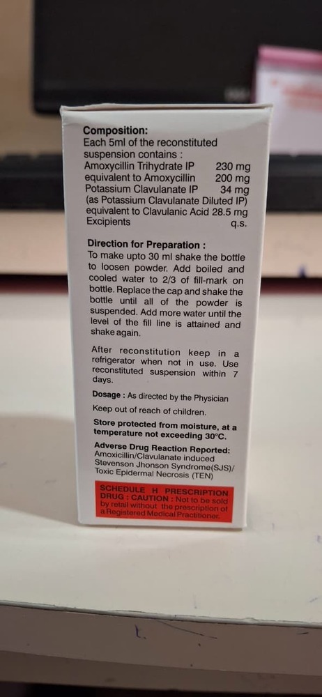 Mefenamic Acid + Paracetamol Suspension Syrup 60 Ml - Drug Type: General Medicines