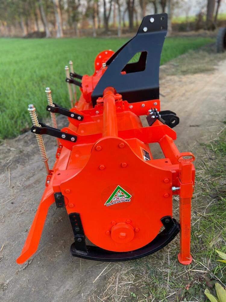 Agro Rotavator - Color: Red And Black