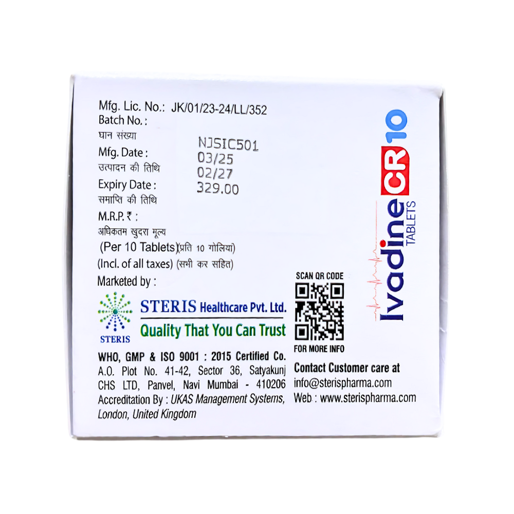 Ivabradine Controlled Release (10mg)